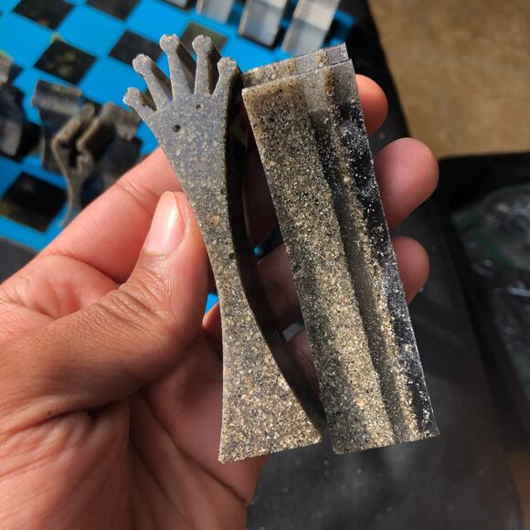 Chess Set - Blue & White Deluxe - Picture 6 of 11